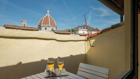 Residence Visacci Firenze - Camera Green - Junior Suite con terrazza