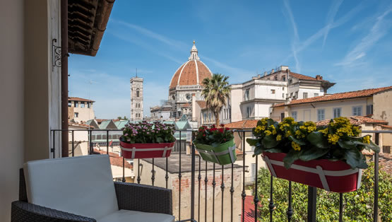 Residence Visacci Florence - Room Red - Suite with balcony