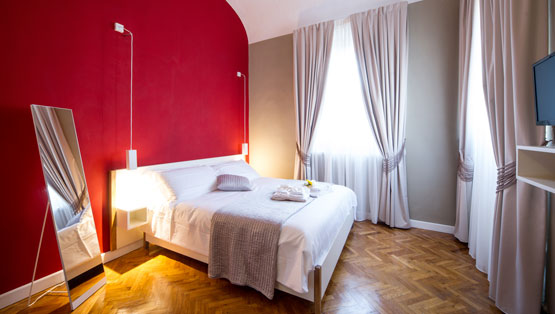 Residence Visacci Florence - Room Red - Suite with balcony